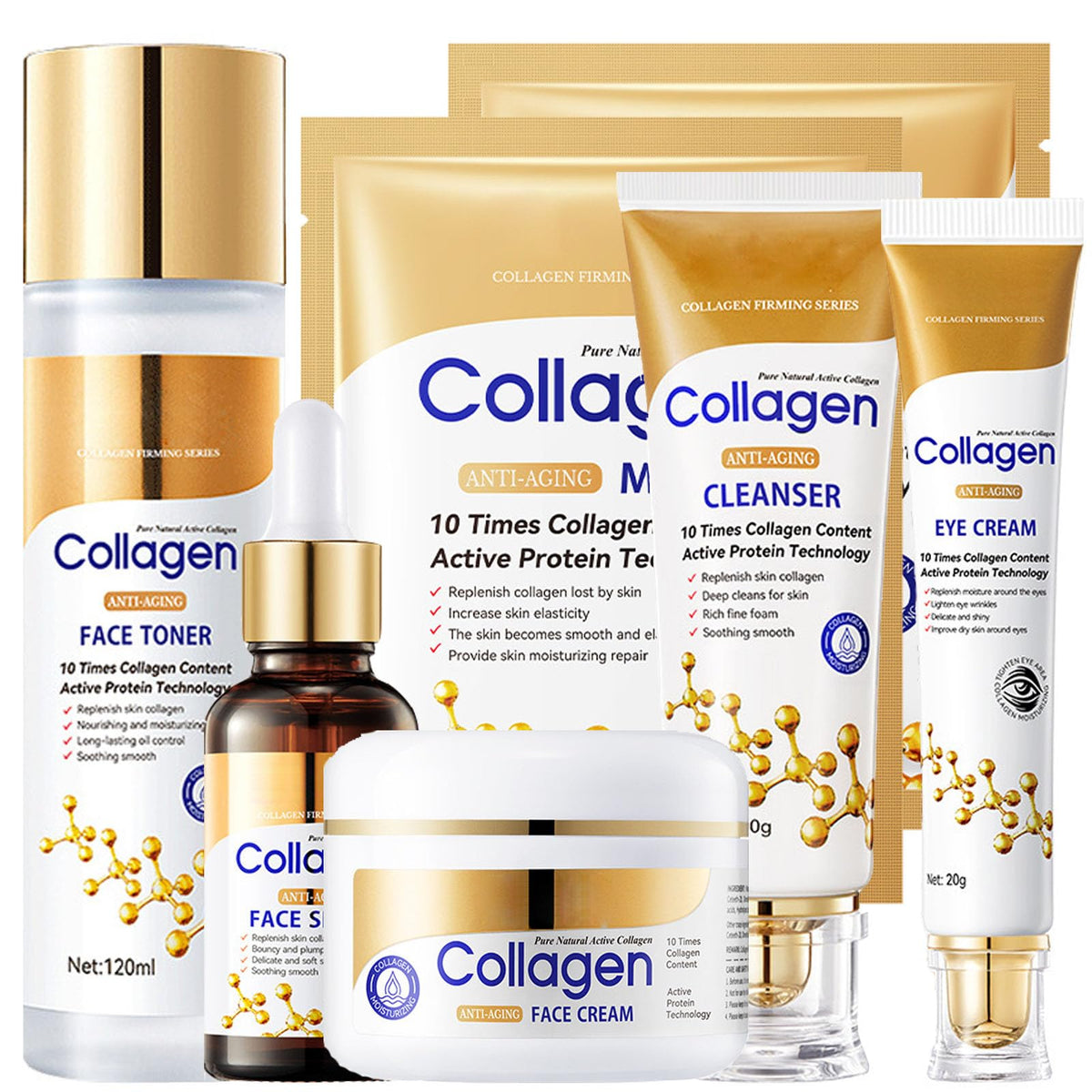 LAIKME collagen toner bottle for hydrating skin and refined pores during daily routine