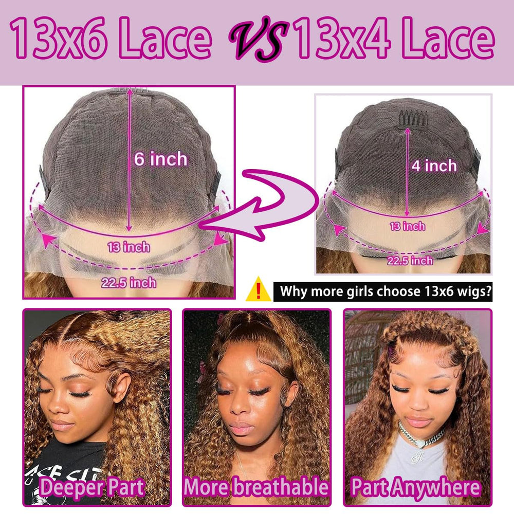 LAINSS Brazilian human hair 13x6 lace front wig offers soft natural movement