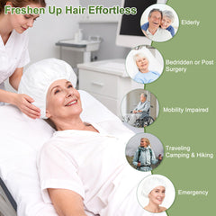 Lajowia hypoallergenic formula ingredients graphic, gentle cleansing without residue.