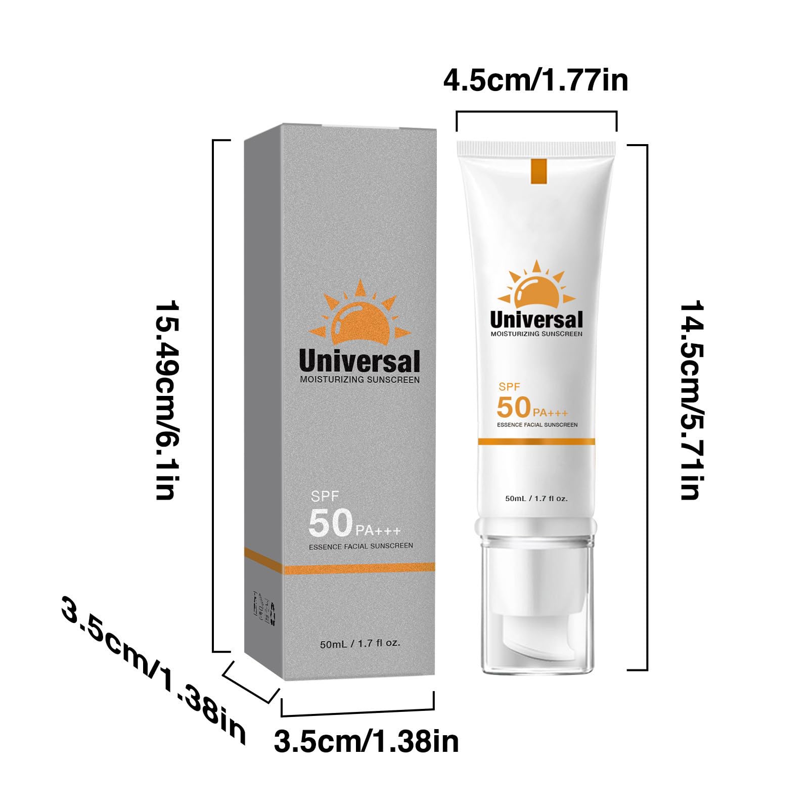 LAJPXKHY 2-piece sunscreen bundle for travel and daily use.