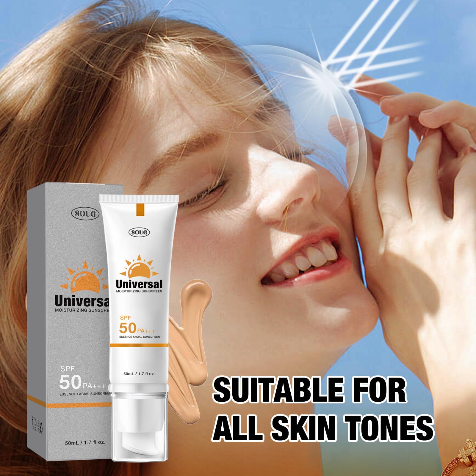 LAJPXKHY travel-size tinted sunscreen duo ready for on-the-go protection.