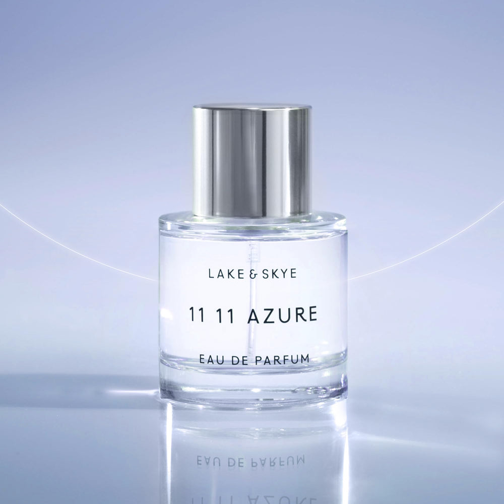 Lake & Skye 11 11 Azure blue amber complements skin musk warmth