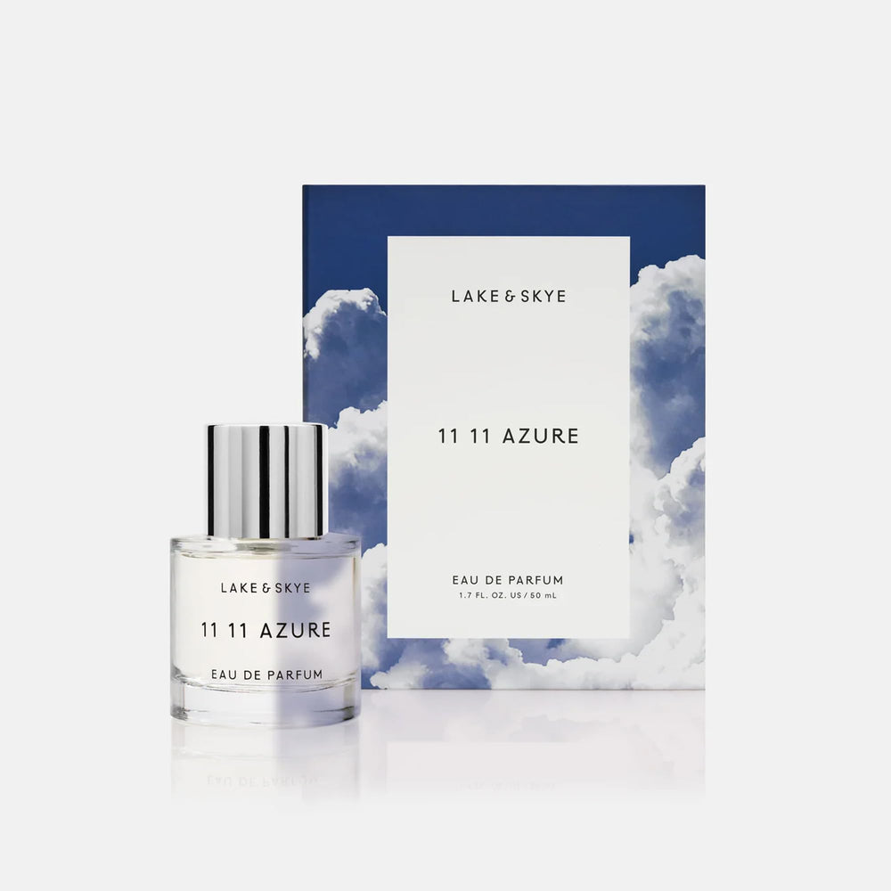 Lake & Skye 11 11 Azure cruelty-free and paraben-free packaging