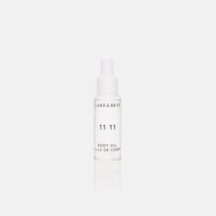 Lake & Skye 11 11 mini scent notes of amberwood evoke uplift.