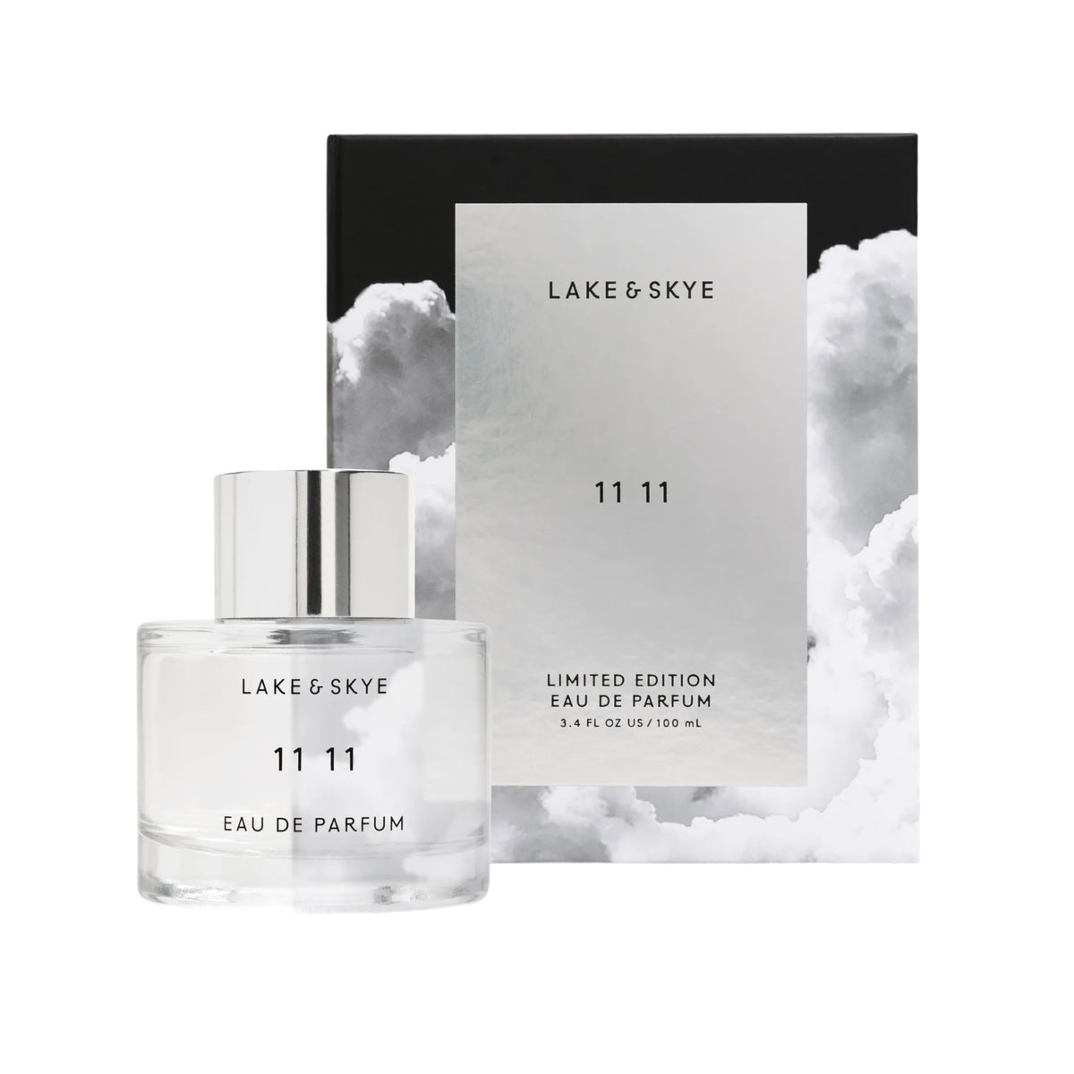 Lake & Skye 11 11 bottle pour boosts mood for daily fragrance ritual.