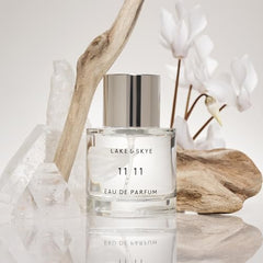 Lake & Skye 11 11 musk note highlights a warm signature.