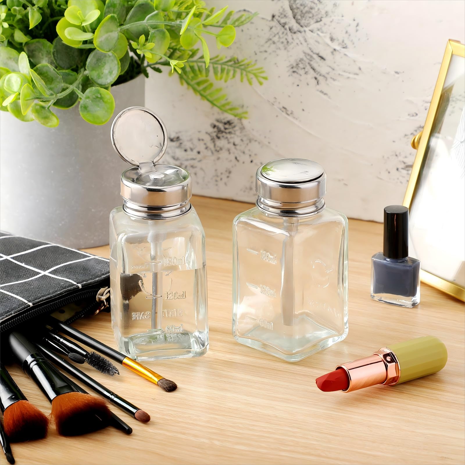 Lallisa multi-use dispenser bottle suits home office or salon needs.