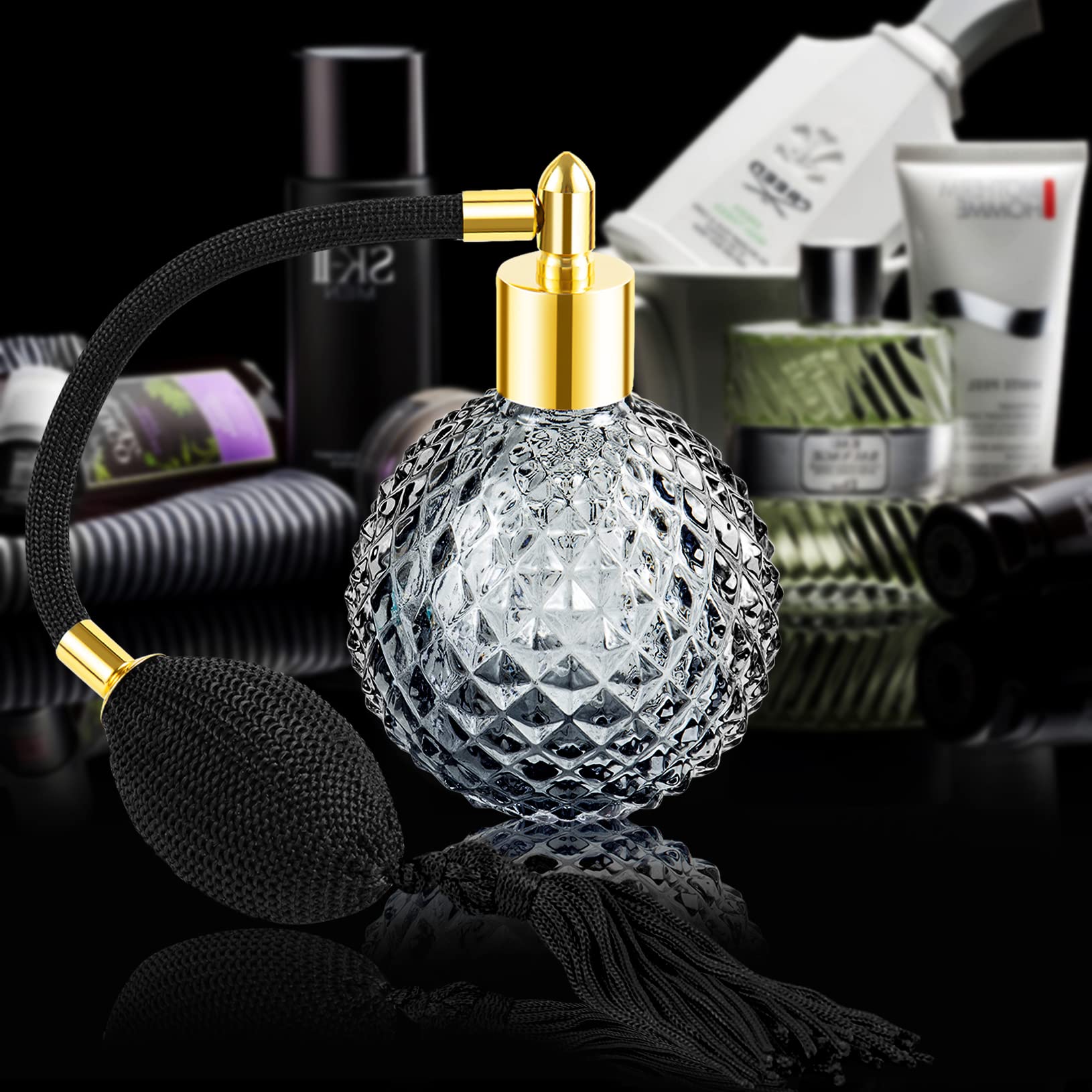Lamoutor refillable bottle – compatible with perfume, lotion, toner for versatile use.