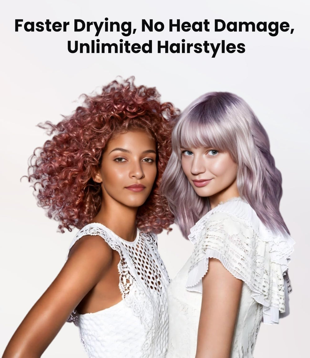 LAMPICK hair dryer includes two magnetic attachments for versatile results.