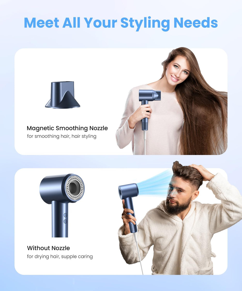 LAMPICK magnetic nozzle attachment enables precise airflow