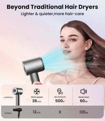LAMPICK Hair Dryer nozzle attachment for precise, sleek finish.