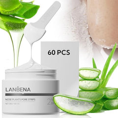 LANBENA mask brush included for clean, mess-free application of strips.