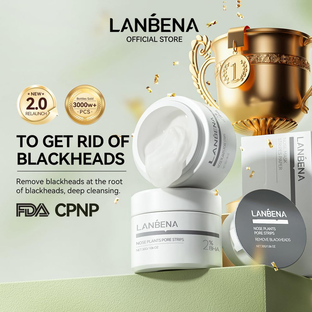 LANBENA natural botanicals with witch hazel and aloe for soothing care