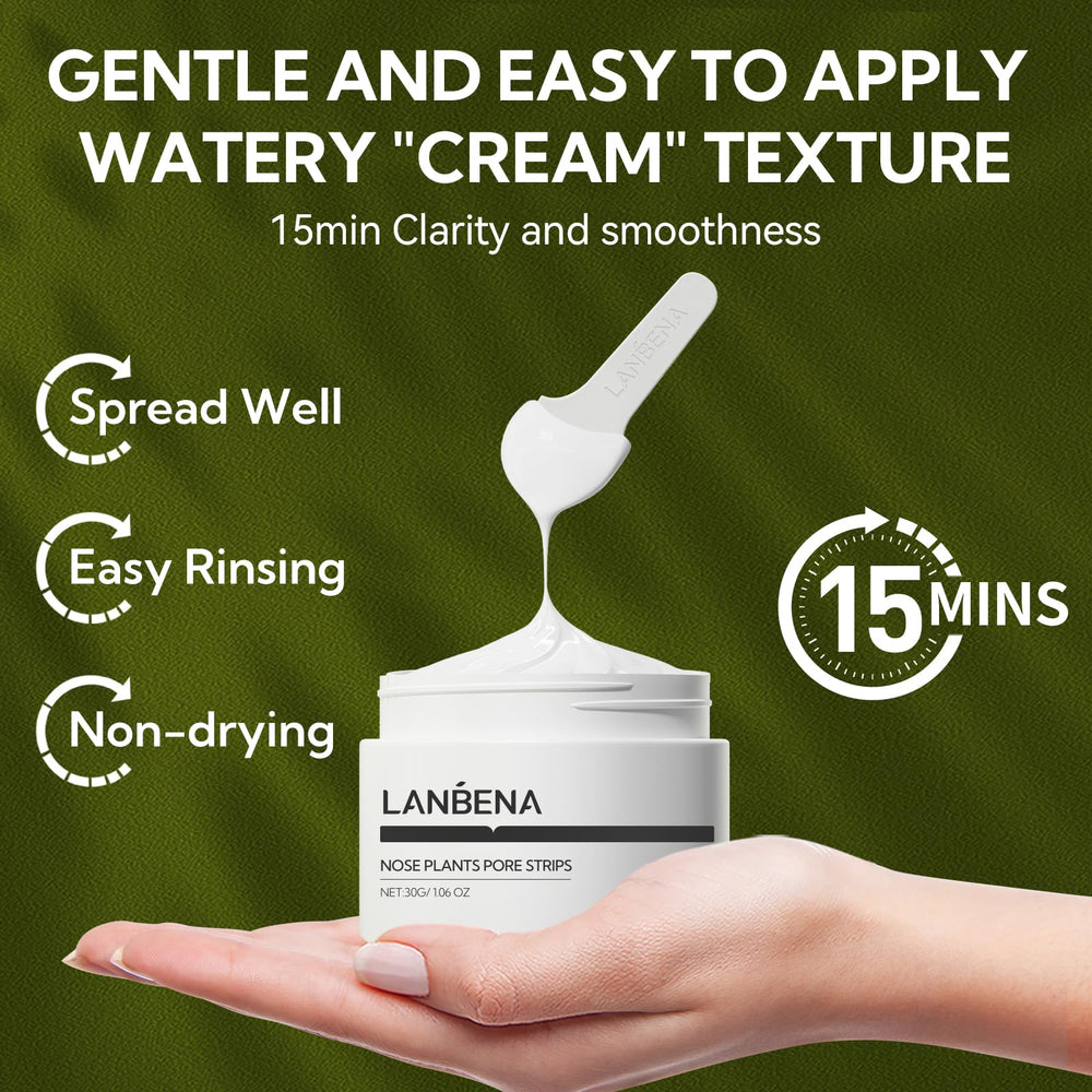 LANBENA forehead nose chin use demonstrates versatile facial care and gentle hair removal.