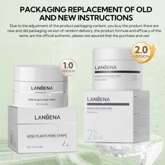 LANBENA nose-strip close-up highlights simple, effective pore cleansing design.