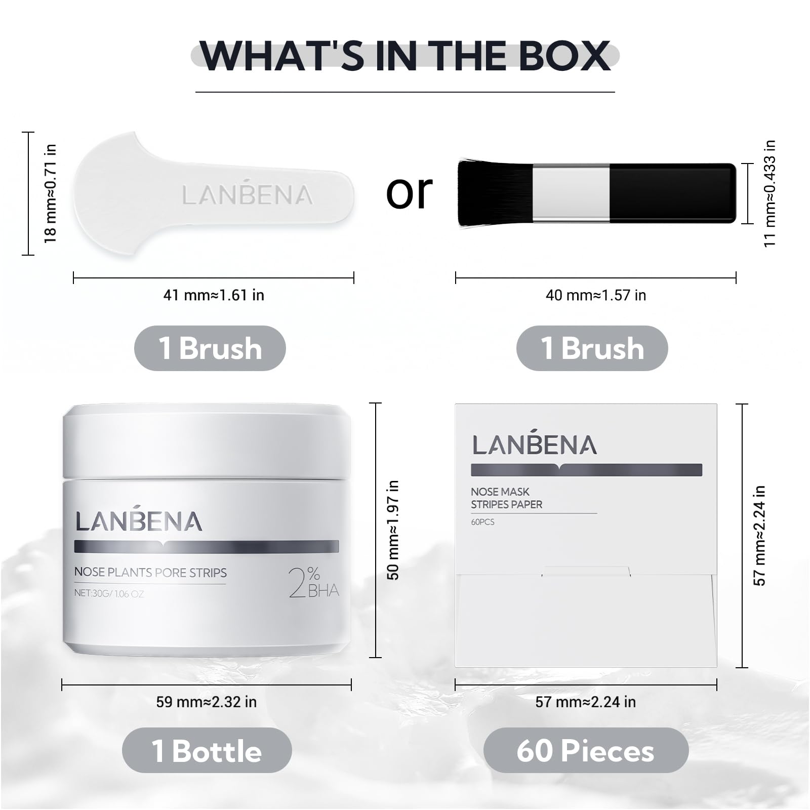 LANBENA packaging variation image indicates consistent efficacy despite packaging changes.