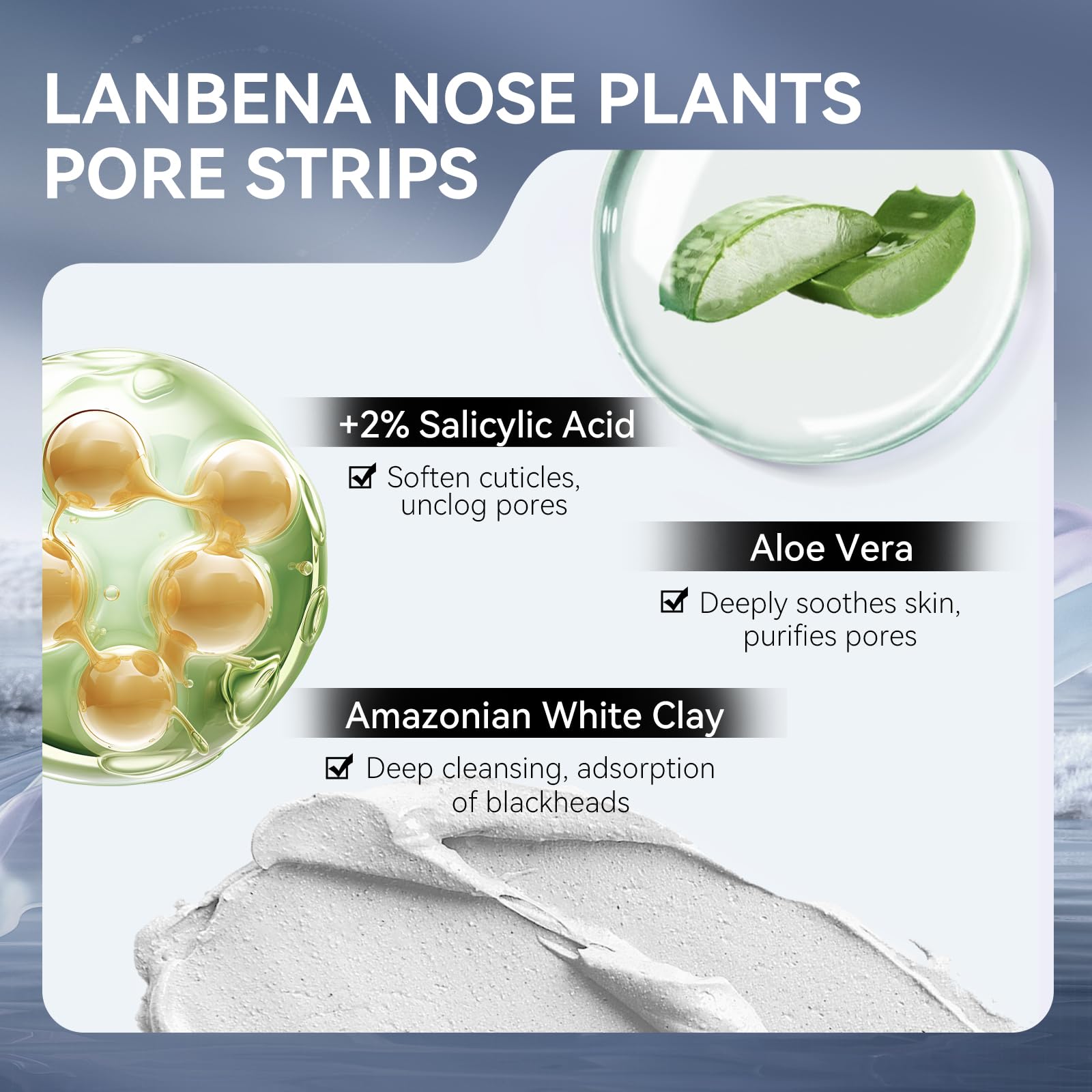 LANBENA soft rubber nose brush shows precise, mess-free application.