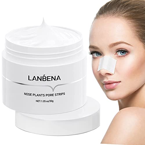 LANBENA strip application on nose demonstrates easy use.