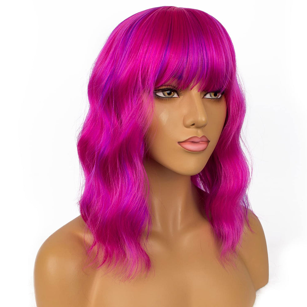 LANCAINI synthetic heat-resistant fiber wig for long-term use and soft touch