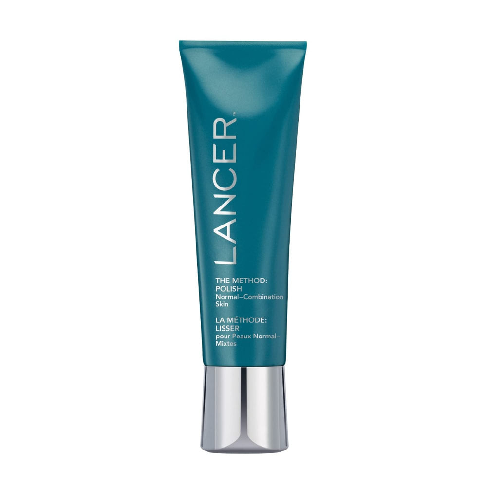 Lancer Skincare The Method Polish bottle front shows daily exfoliation potential for radiant skin
