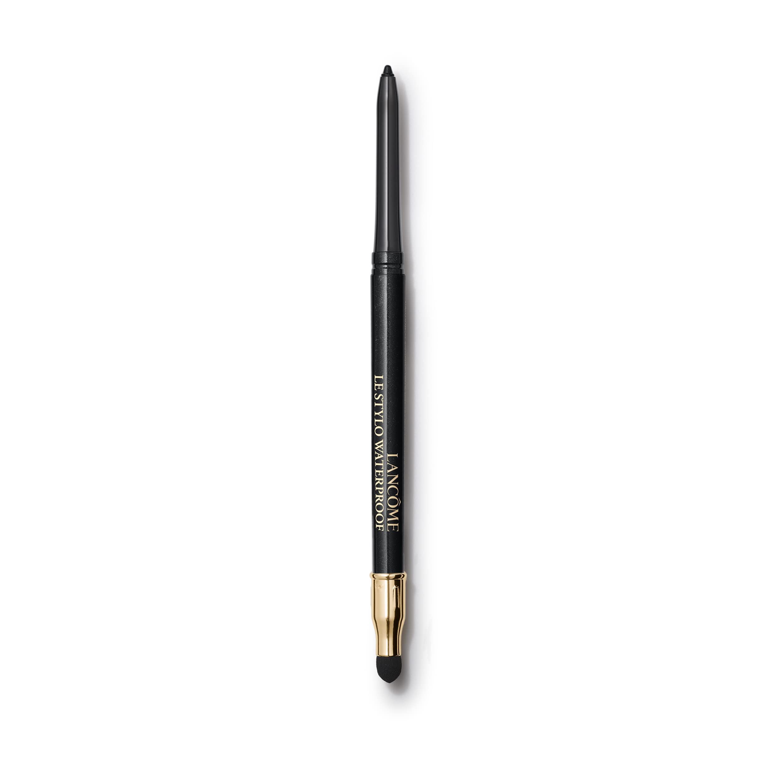 Lancôme Le Stylo Waterproof Eyeliner Noir Intense closeup showing creamy texture for precise lines