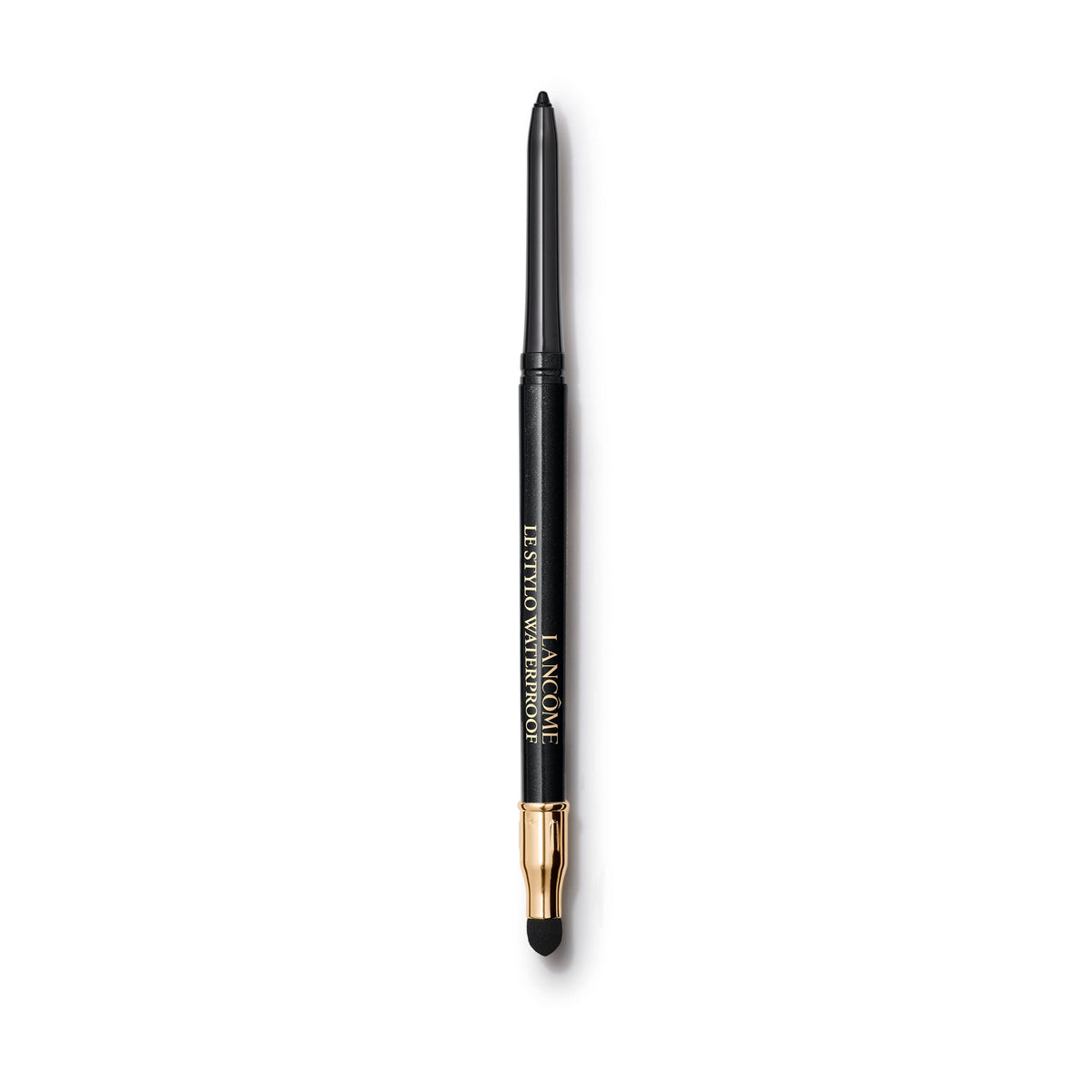 Lancôme Le Stylo Waterproof Eyeliner Noir Intense closeup showing creamy texture for precise lines