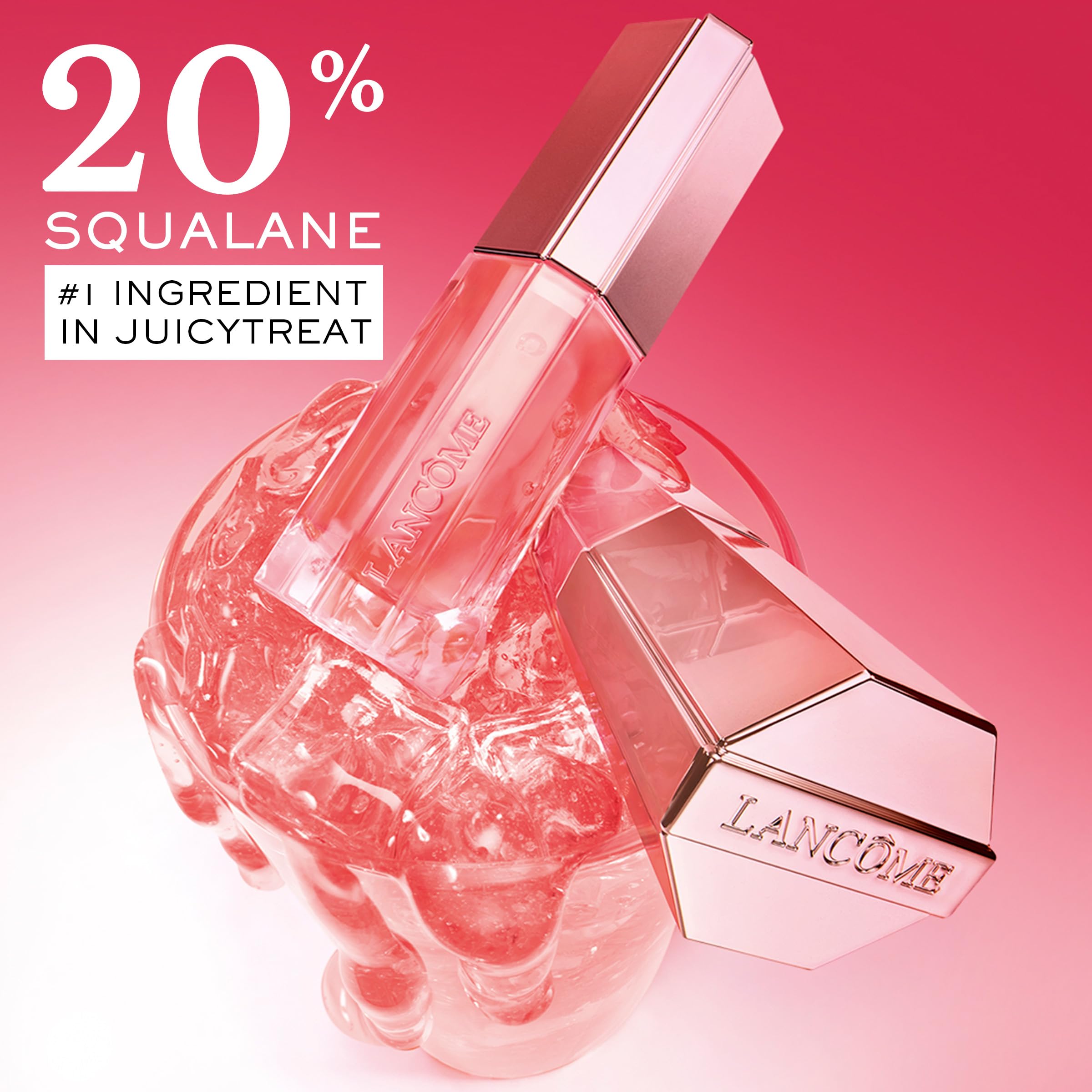 Lancôme Lip Idôle JuicyTreat applicator close-up for even coating