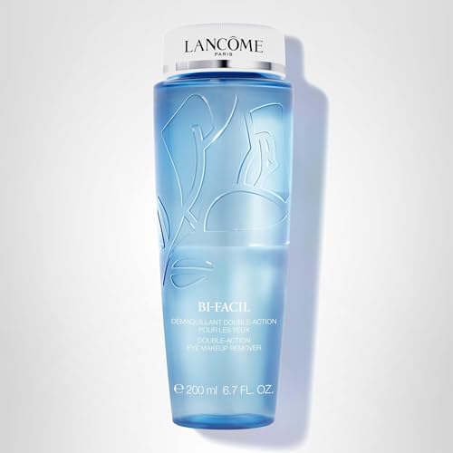 Lancôme Bi-Facil bathroom kit setup ready for daily cleansing routine.