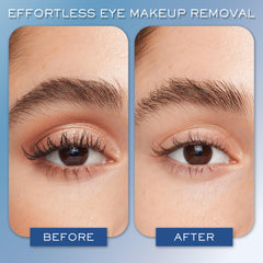 Lancôme Bi-Facil dual-phase visual highlights oil and water layers for cleansing efficacy.