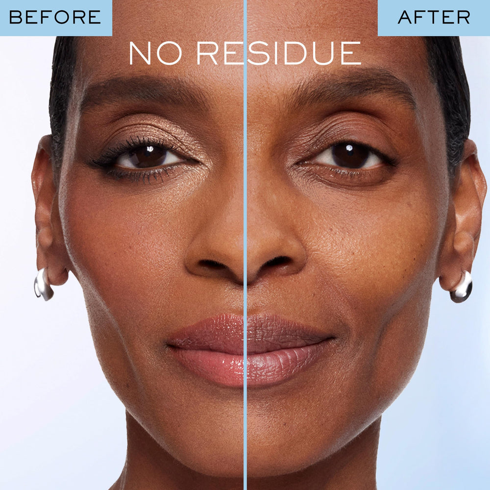 Lancôme Bi-Facil gentle-on-skin formula respects sensitive eyes during cleansing.