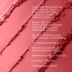 Lancôme Blush Subtil swatches on cheeks show buildable color