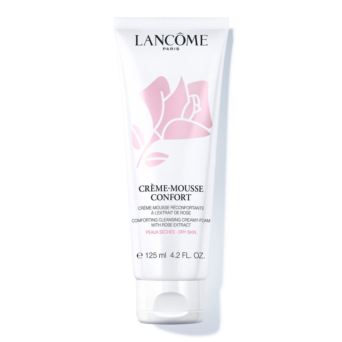 Lancôme Créme Mousse Confort shows rich foam texture for gentle cleansing and makeup removal.