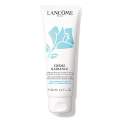 Lancôme Crème Radiance cleanser bottle with creamy foam for gentle cleansing