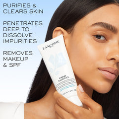 Lancôme Crème Radiance close-up of rich foam texture for daily purification