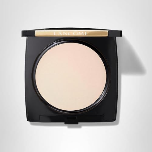 Lancôme Dual Finish Powder Compact Open reveals internal pan and mirror for application.
