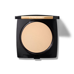 Lancôme Dual Finish powder compact shows natural matte finish for daily wear
