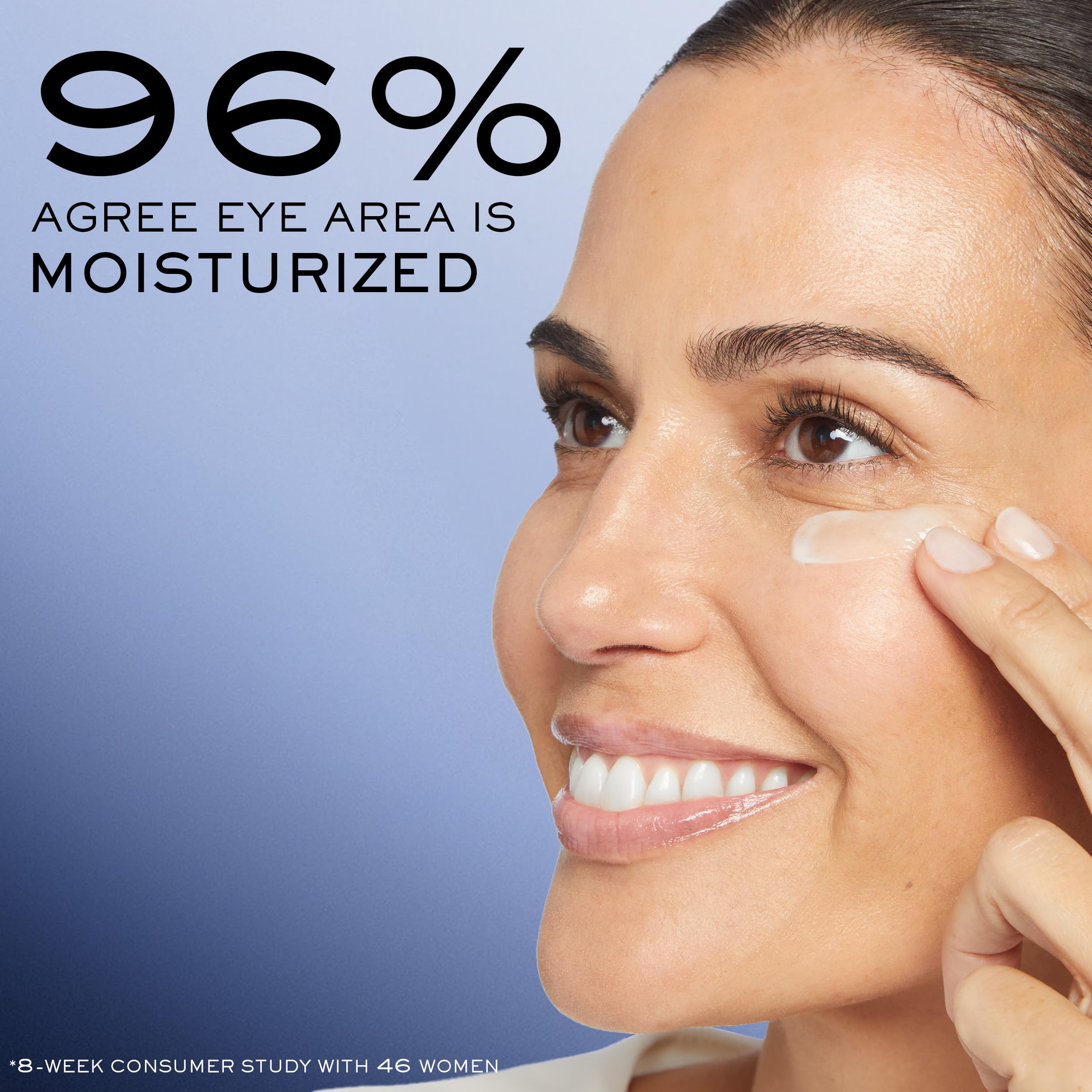 Lancôme Génifique Eye Cream caffeine boost visual for quick smoothing effect.