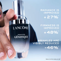 Lancôme Génifique with hyaluronic acid for deep hydration.