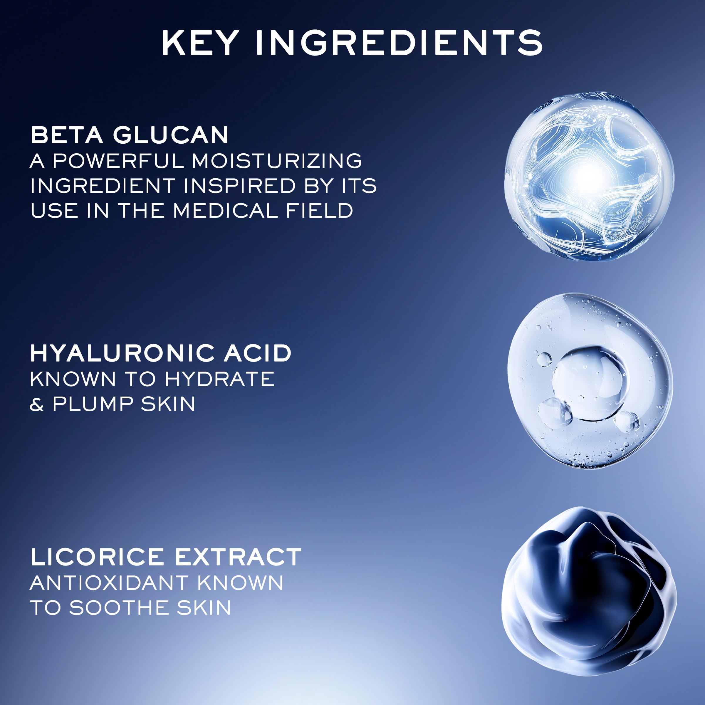 Lancôme Génifique Ultimate Dual Recovery Serum beta-glucan graphic explains barrier support