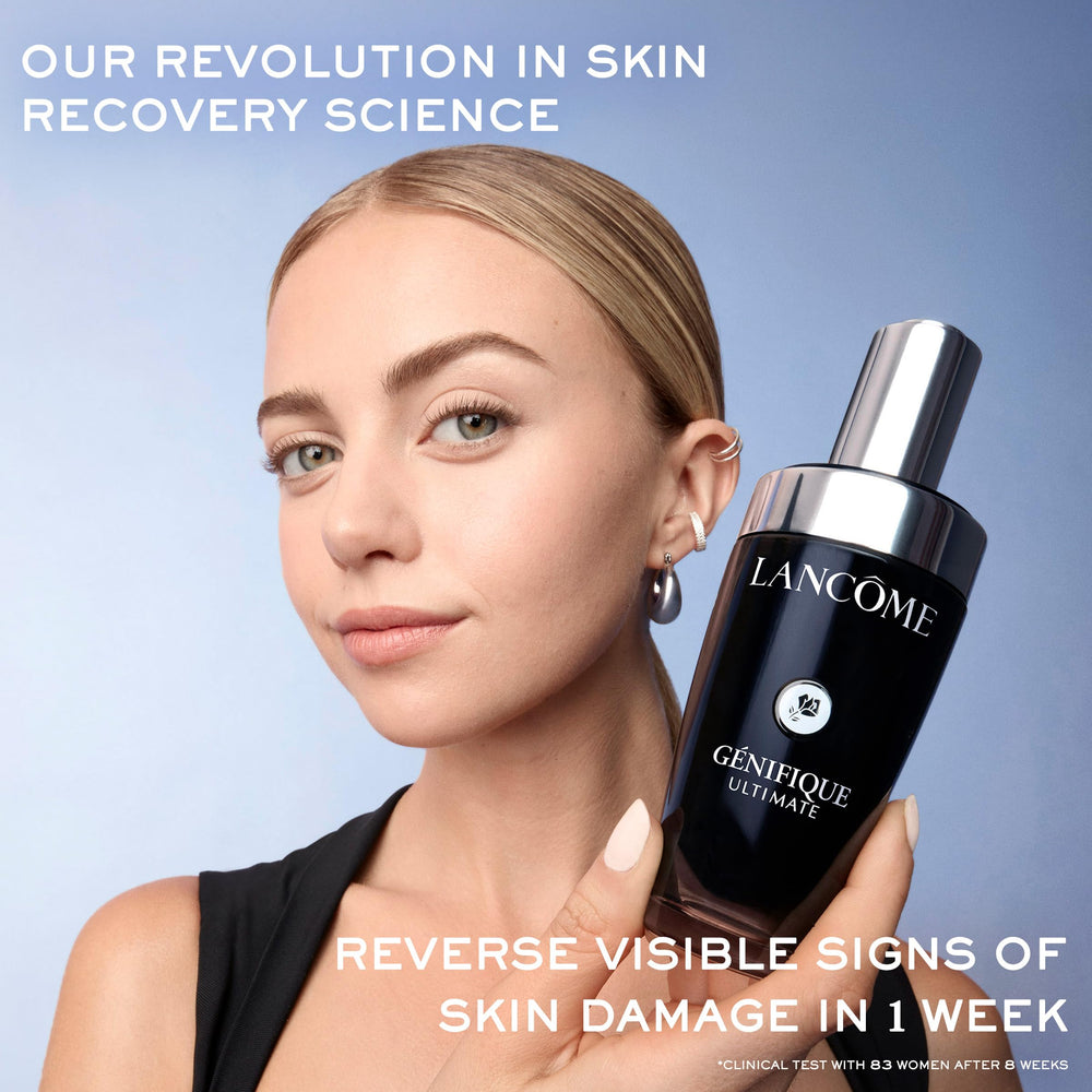 Lancôme Génifique Ultimate Dual Recovery serum dropper enables precise daily hydration