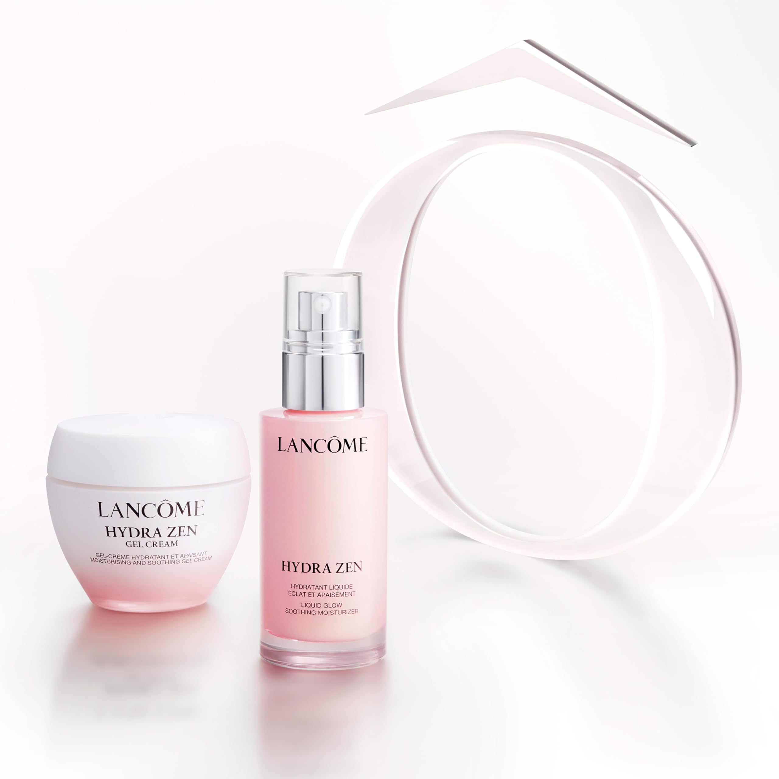 Lancôme Hydra Zen Gel Cream skin-smoothing effect after use.
