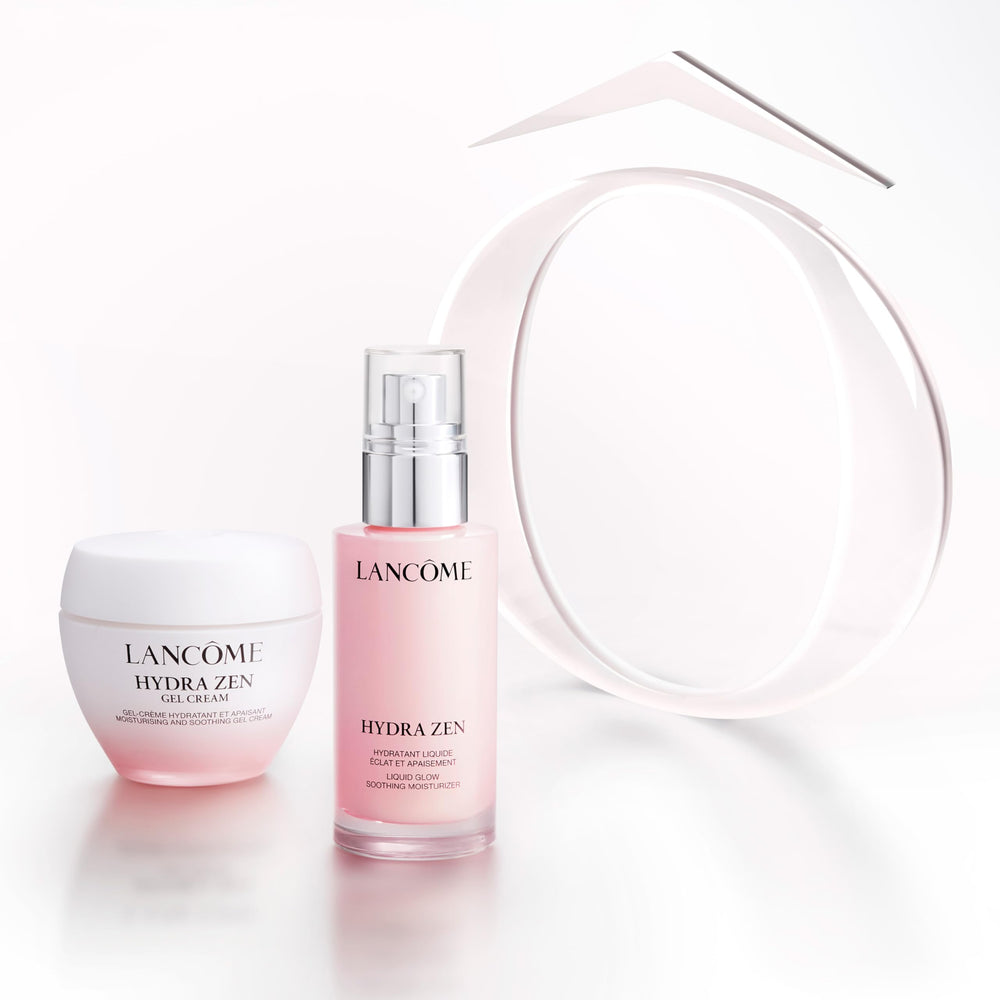 Lancôme Hydra Zen Gel Cream skin-smoothing effect after use.