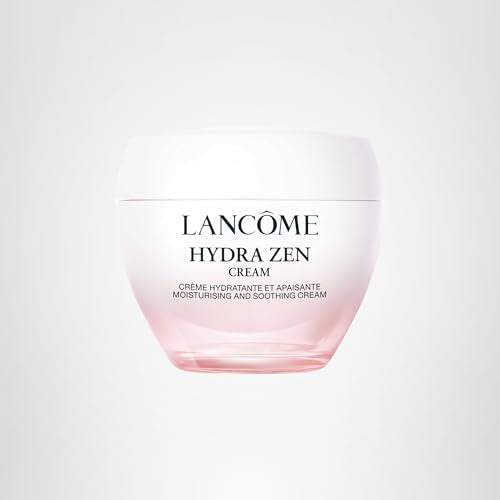 Lancôme Hydra Zen hyaluronic-acid ingredient focus underscores plump, hydrated complexion.