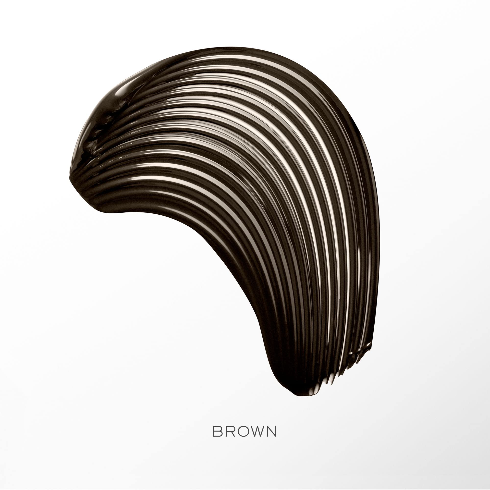 Lancôme Hypnôse brown brush closeup revealing root-to-tip volumizing bristles for fuller lashes.