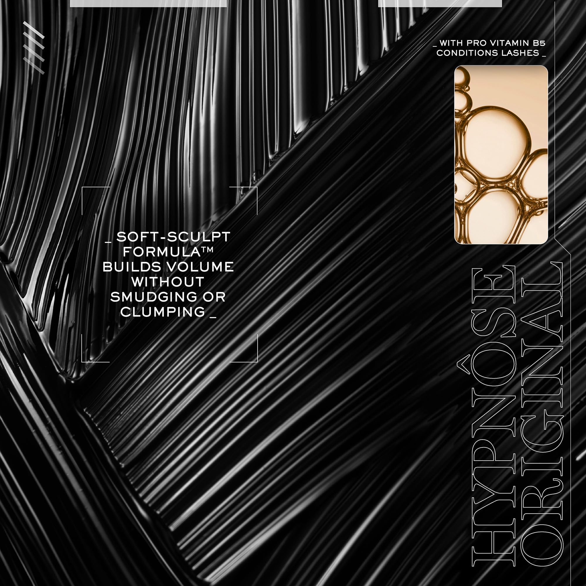 Lancôme Hypnôse Extreme Black pigment for rich lash color.