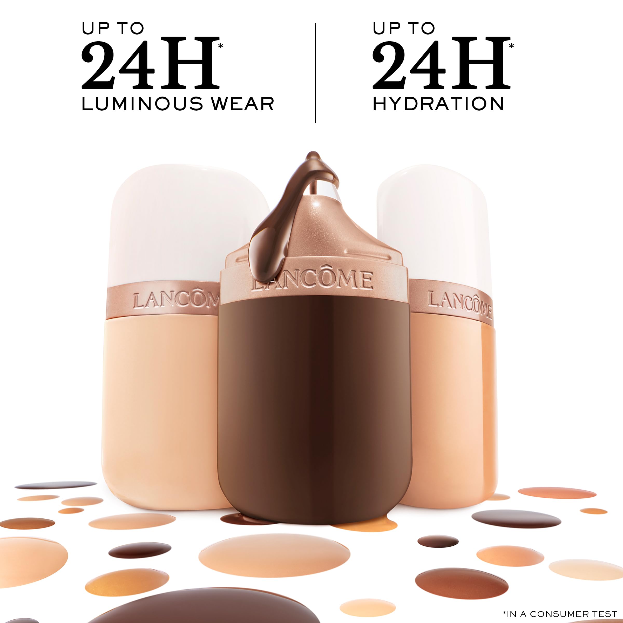 Lancôme Idôle 3 Serum Supertint 24-hour wear swatch on arm