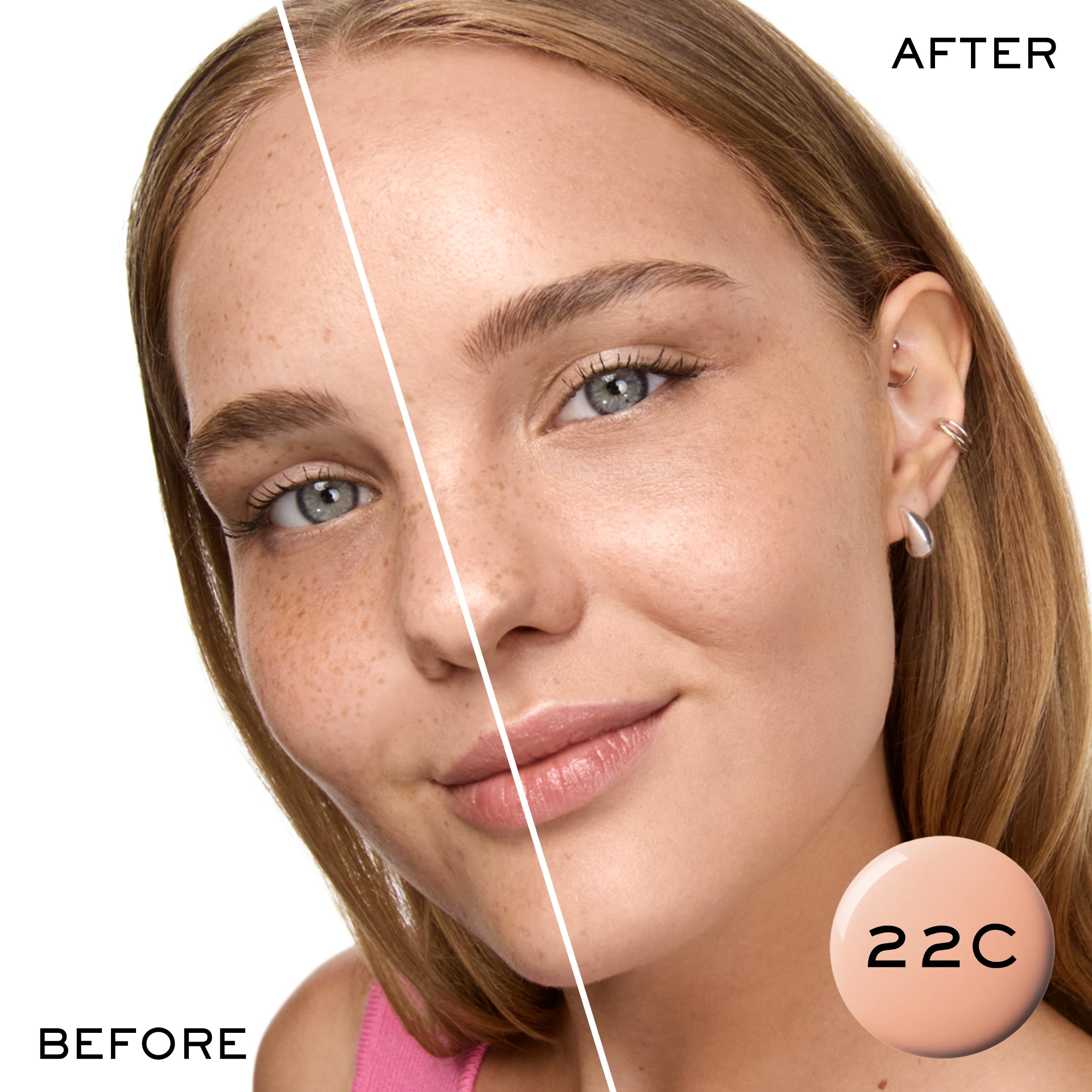 Lancôme Idôle 3 Serum Supertint being applied for seamless blur