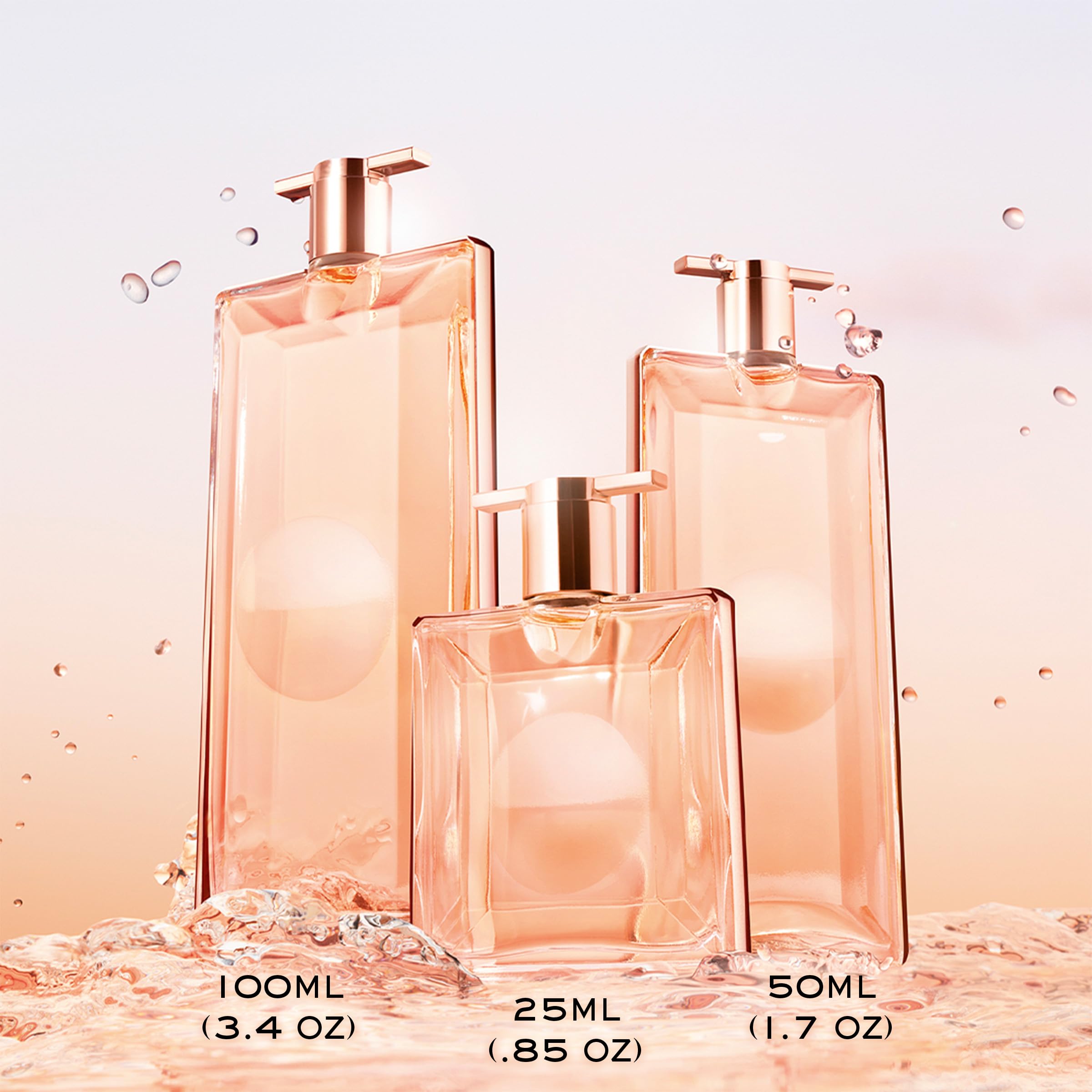 Lancôme Idôle bergamot slice, capturing bright citrus heart and lively freshness for daily radiance.