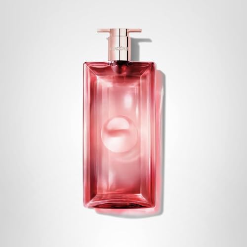 Lancôme Idôle Power bottle on dresser evokes premium luxury and daily confidence