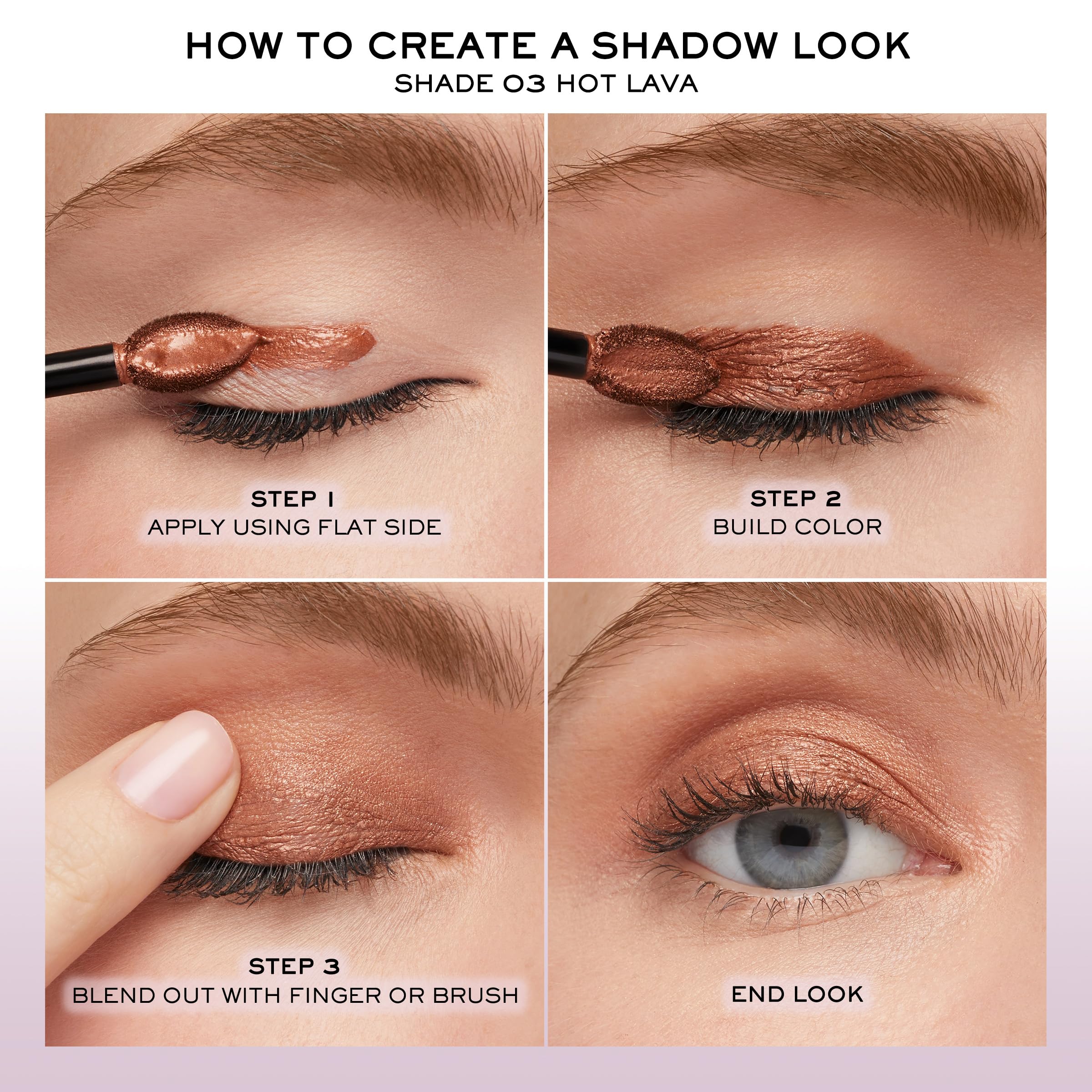 Lancôme Idôle Tint two-in-one-closeup shows easy blend & application.
